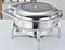 CASTELLO Round Chafing Dish w/ Glass Lid on Stand